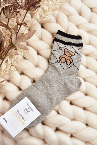 Step In Style Classic Teddy Crew Socks