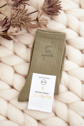 Step In Style You Are Special Crew Socks