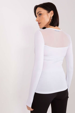 BFG Sheer Sweetheart Neck Long Sleeve Top - Hot Girl Apparel