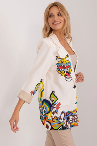 Italy Moda Life Is Art Blazer