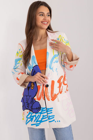 Italy Moda Life Is Art Blazer