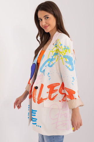 Italy Moda Life Is Art Blazer