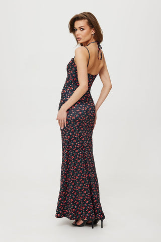 Makover Crossover Halter Tied Maxi Dress - Hot Girl Apparel