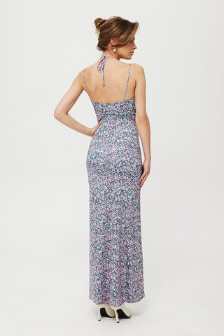 Makover Crossover Halter Tied Maxi Dress - Hot Girl Apparel