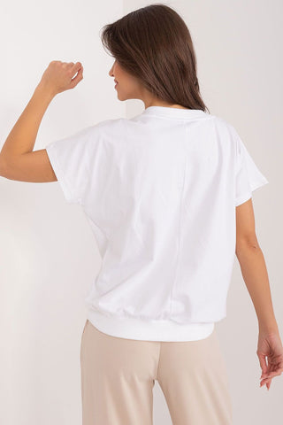 Rue Paris Pocket Full Of Sunshine Daisy Pocket Top