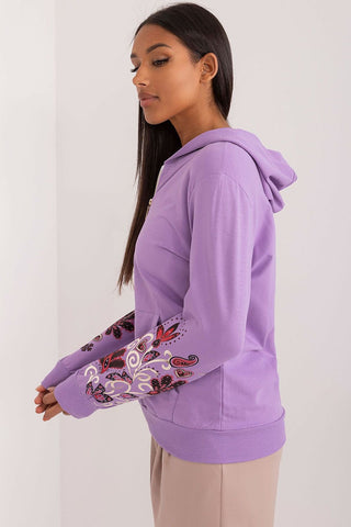 Relevance Sleeve Printed Hoodie - Hot Girl Apparel