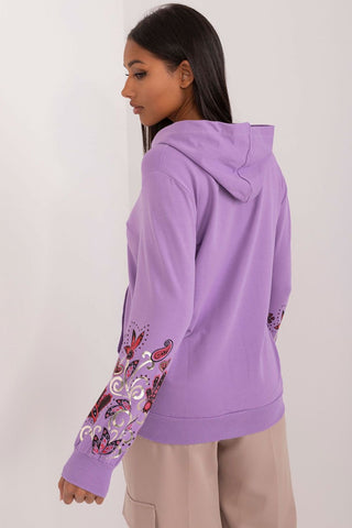 Relevance Sleeve Printed Hoodie - Hot Girl Apparel