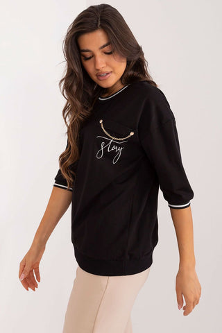 Relevance Stay Chain Pocket Contrast Trip Top - Hot Girl Apparel