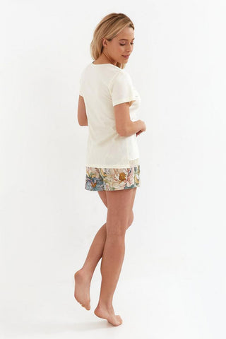 Cana PJ Tee and Floral Short Lounge Set - Hot Girl Apparel