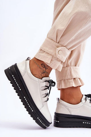 Step In Style Exclusive Leather Sneakers