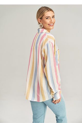 Figl Striped Long Sleeve Shirt