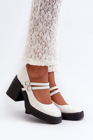 Step In Style Double Strap Heels