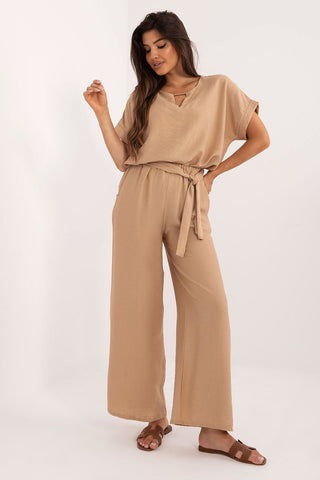 Italy Moda Causal Friday Two Piece Pant Set