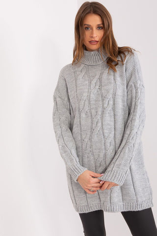 Badu Turtleneck Knit Sweater Dress