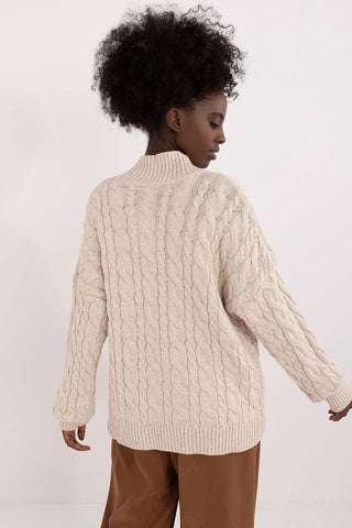 Badu Cable Knit Henley Sweater