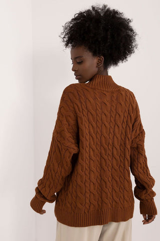 Badu Cable Knit Henley Sweater