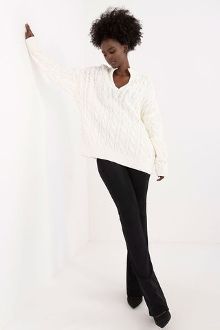 Badu Cable Knit Henley Sweater