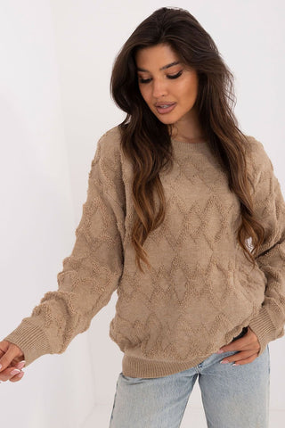 AT Cozy Geo Knit Sweater