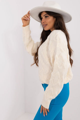 AT Cozy Geo Knit Sweater