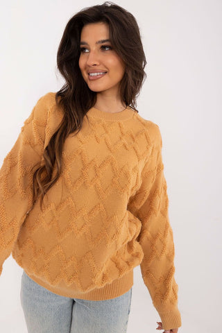 AT Cozy Geo Knit Sweater