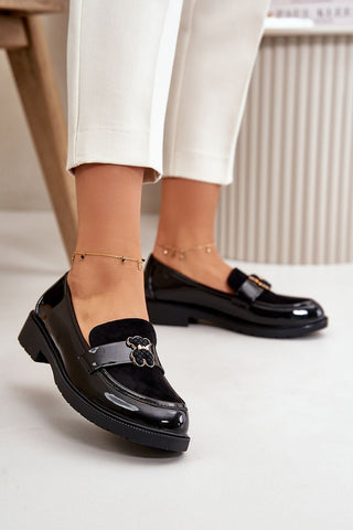 Step In Style Barski Teddy Moccasins In Black