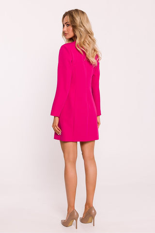 Moe Long Sleeve Buttoned Blazer Mini Dress