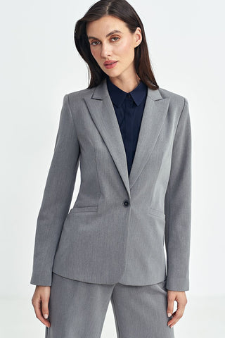 Nife Single Button Blazer Jacket