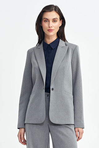 Nife Single Button Blazer Jacket