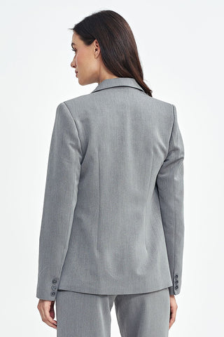 Nife Single Button Blazer Jacket