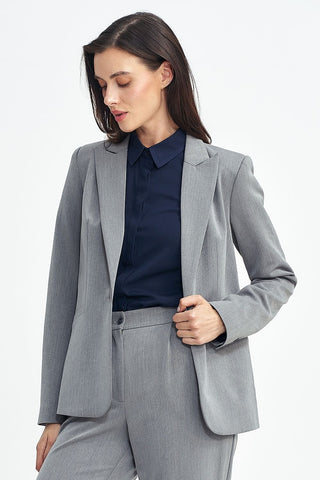 Nife Single Button Blazer Jacket