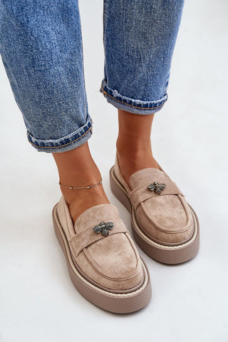 Step In Style Bee Suede Moccasin