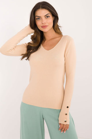 AT Button Sleeve Lightweight Sweater