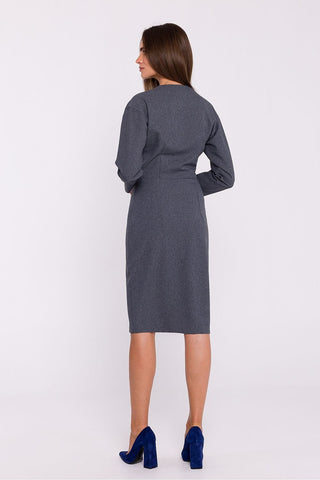 Stylove Tailored Wrap Midi Dress