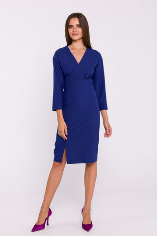 Stylove Tailored Wrap Midi Dress