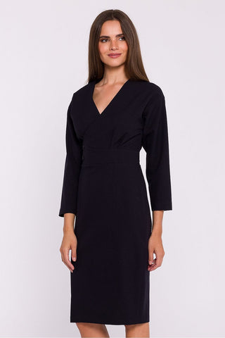 Stylove Tailored Wrap Midi Dress