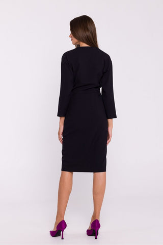 Stylove Tailored Wrap Midi Dress