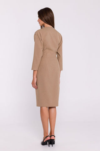 Stylove Tailored Wrap Midi Dress