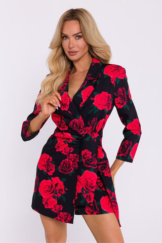 Moe Bold Print Long Sleeve Romper