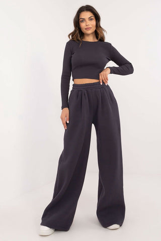 Factory Price Two Piece Cotton Sweatpant Lounge Set