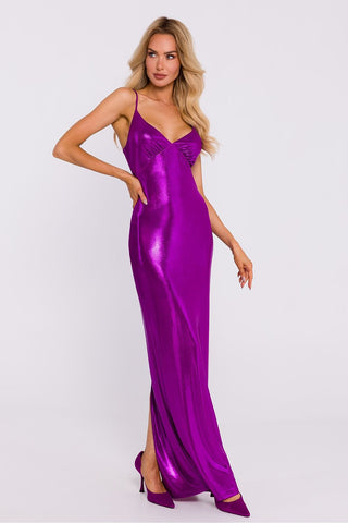 Moe Shine On Metallic Maxi Dress