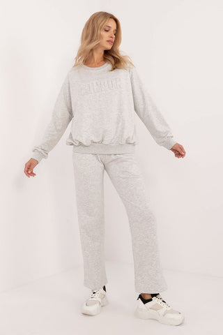 Factory Price London Embossed Sweatpant Two Piece Lounge Set