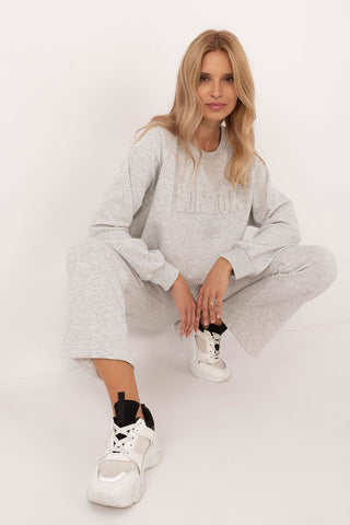 Factory Price London Embossed Sweatpant Two Piece Lounge Set