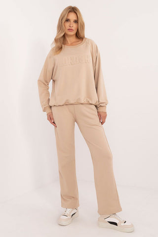 Factory Price London Embossed Sweatpant Two Piece Lounge Set