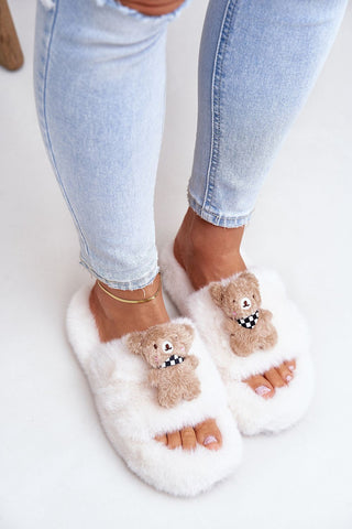 Step In Style Teddy Bear Slippers