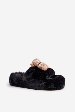 Step In Style Teddy Bear Slippers