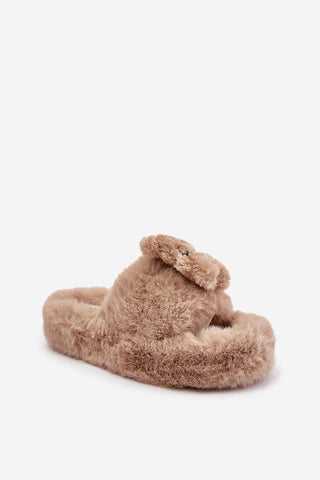 Step In Style Teddy Bear Slippers