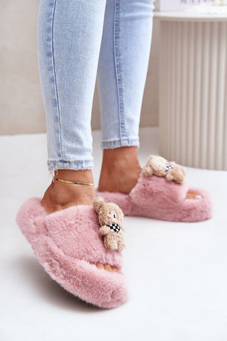 Step In Style Teddy Bear Slippers