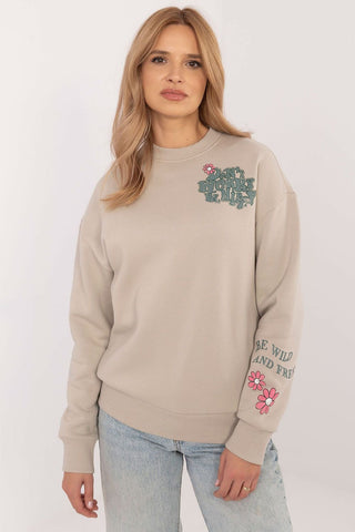 Sublevel Don’t Worry  Graphic Sweatshirt