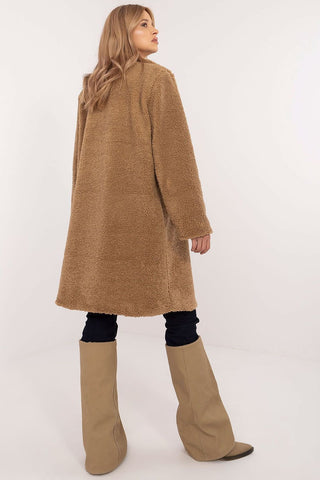 Italy Moda Shearling Teddy Winter Coat