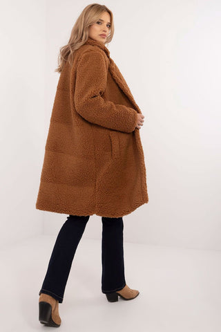 Italy Moda Shearling Teddy Winter Coat